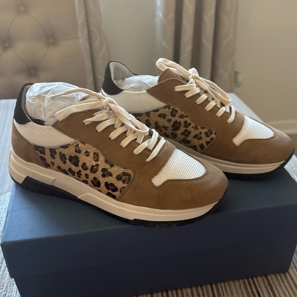 Paige Mila leopard sneakers